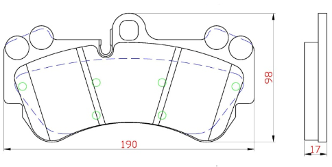 Yellow Speed Racing High Performance OE+ Front Brake Pads