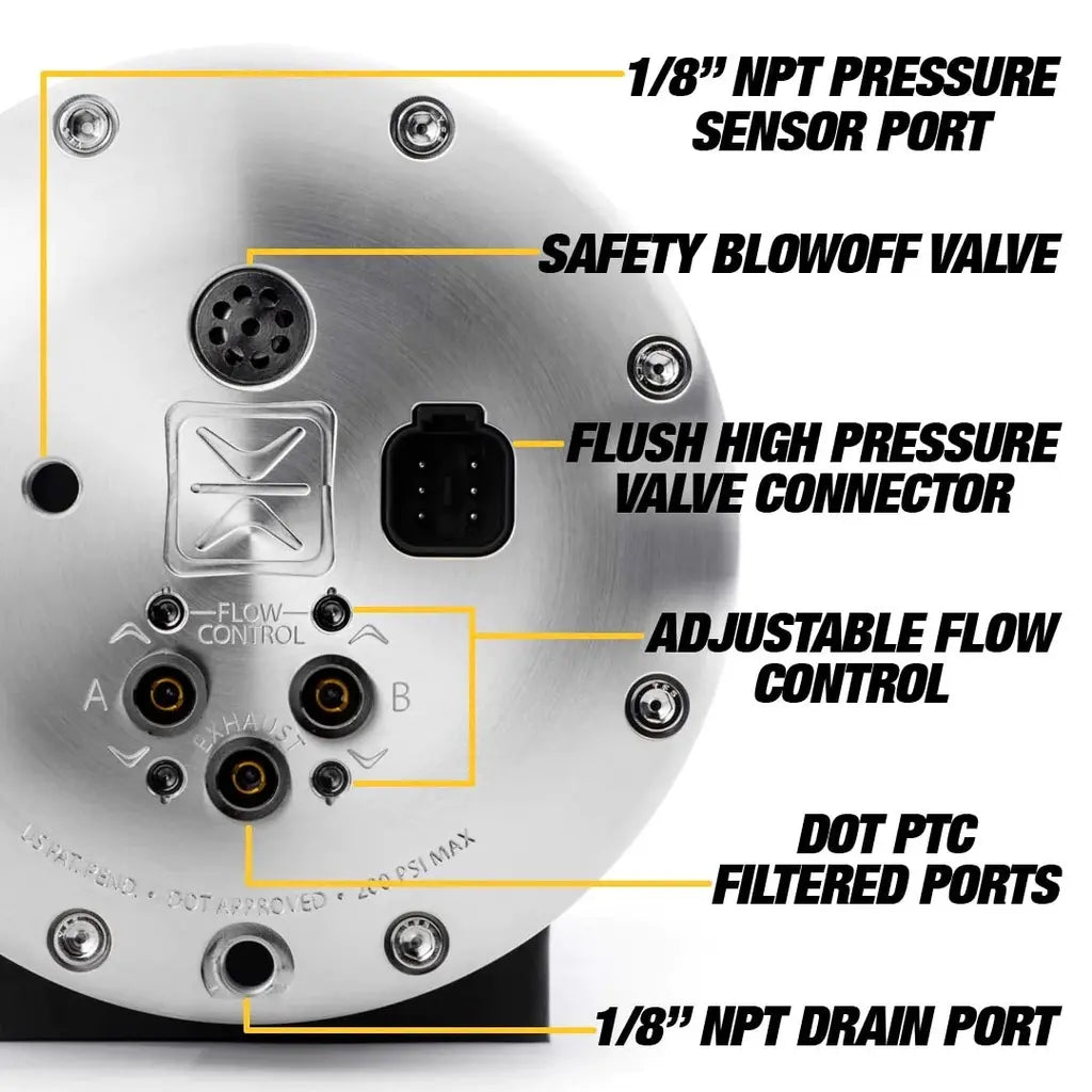 Accuair E plus Endo VT Air Management Package [3 Gallon] - Universal