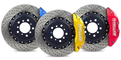 Yellow Speed Racing Rear 4 Piston Ultra Big Brake Kit - Infiniti G25 2011 (V36)