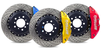 Yellow Speed Racing Front 8 Piston Ultra Big Brake Kit - Acura TL 1996-1998 (UA1-UA3)