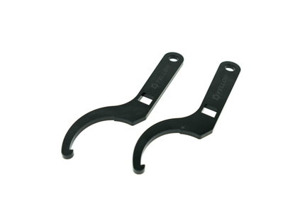 LZVXTYM 6-Piece Coilover Spanner Wrench Set - C-Shape Adjustable Hook Wrenches For Suspension & Shock Adjustments